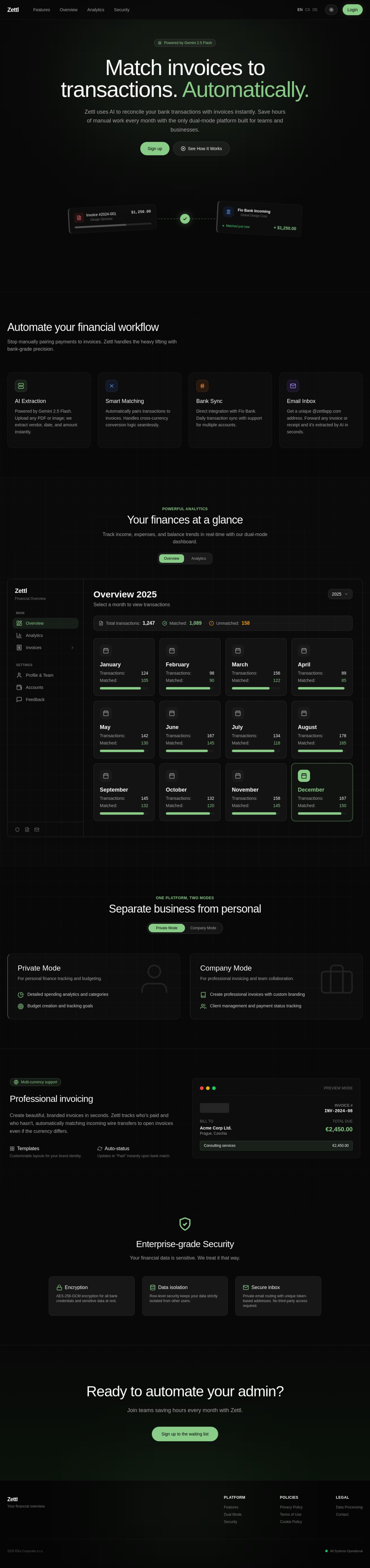 Preview of zettlapp.com landing page